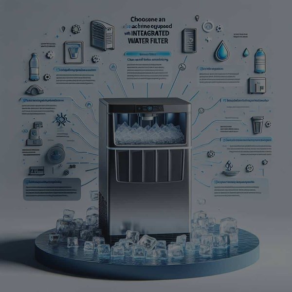 Pourquoi opter pour une machine à glaçons dotée d'un filtre à eau intégré ?
